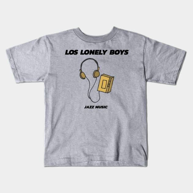 Los Lonely Boys / Cassette Tape Style Kids T-Shirt by Mieren Artwork 